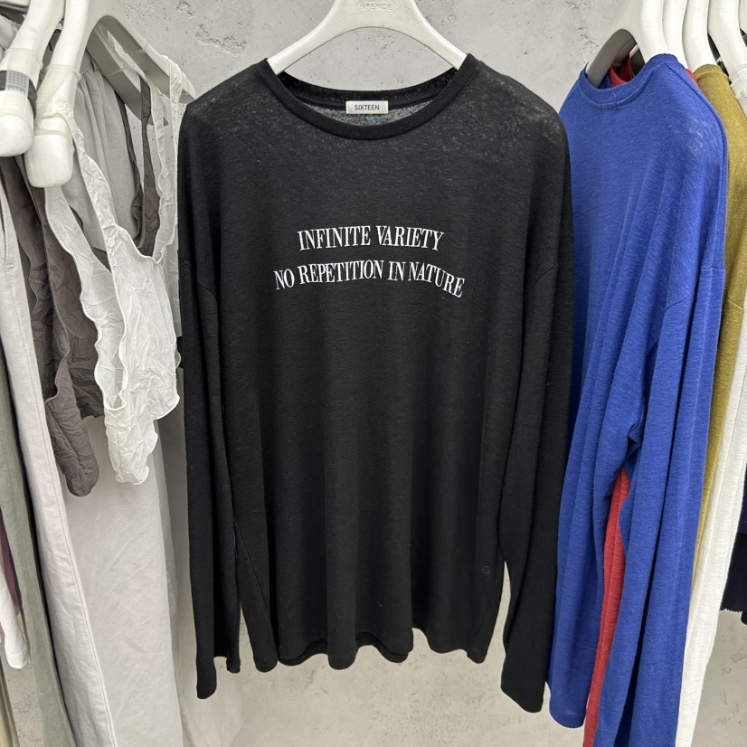 SIXTEEN韓國直郵實拍女士新款熱賣26春夏推薦職業長袖T恤SIXTEEN長袖T恤圖色5