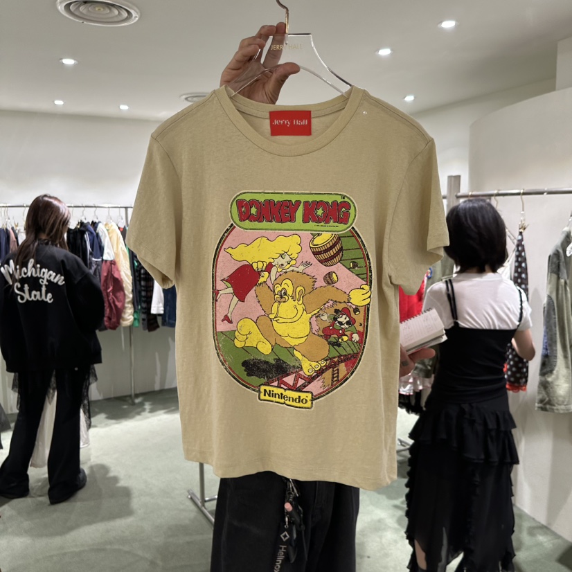 JERRY HALL-P韓國東大門代購女士新品時尚熱賣推薦職業T恤JERRY HALLT恤圖色1