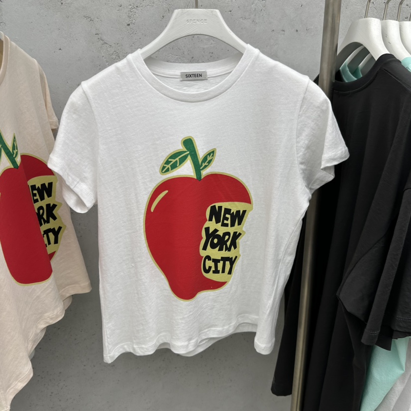 SIXTEEN韓國直郵實拍女裝新款休閑熱賣時尚26春夏推薦T恤SIXTEENT恤圖色2