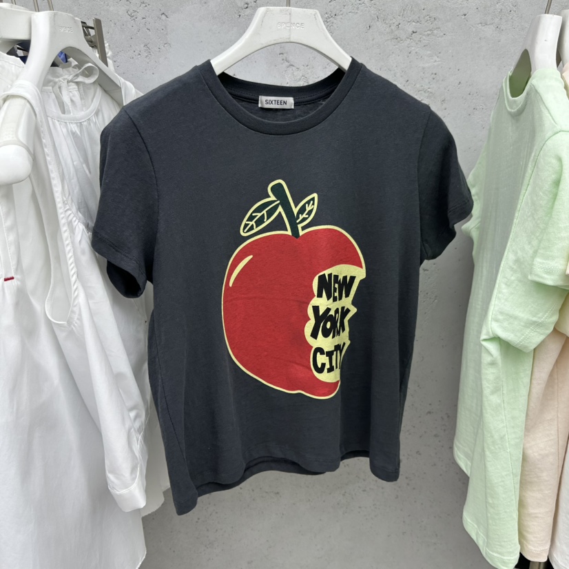 SIXTEEN韓國直郵實拍女裝新款休閑熱賣時尚26春夏推薦T恤SIXTEENT恤圖色4