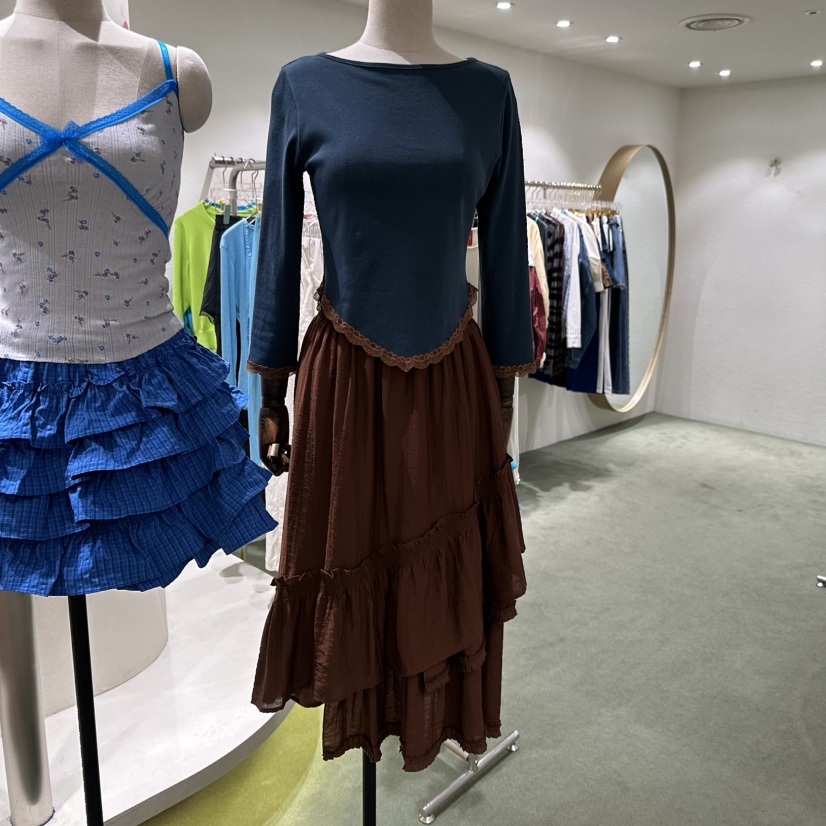 JERRY HALL-P韓國直郵女士新品職業人氣休閑半身裙中短裙JERRY HALL半身裙/中短裙