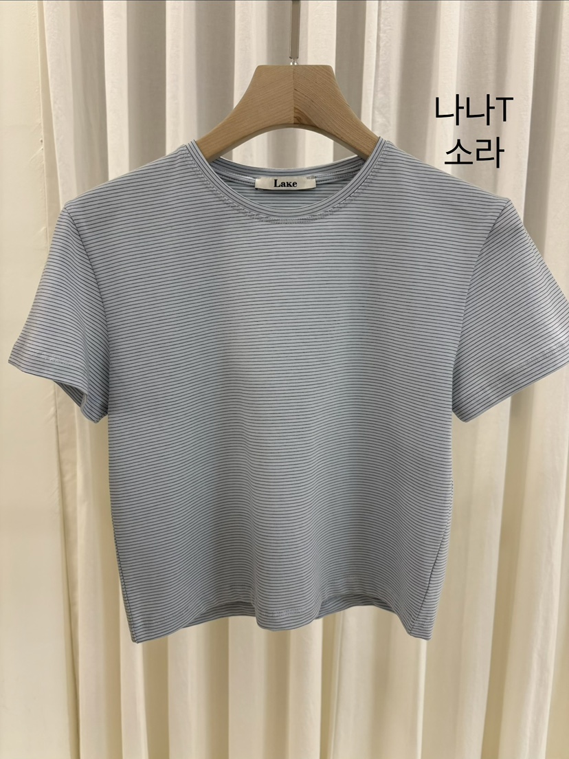 KONI/LAKE-A韓國東大門直郵女裝新款26春夏職業熱賣T恤KONI/Lake SideT恤圖色2藍色