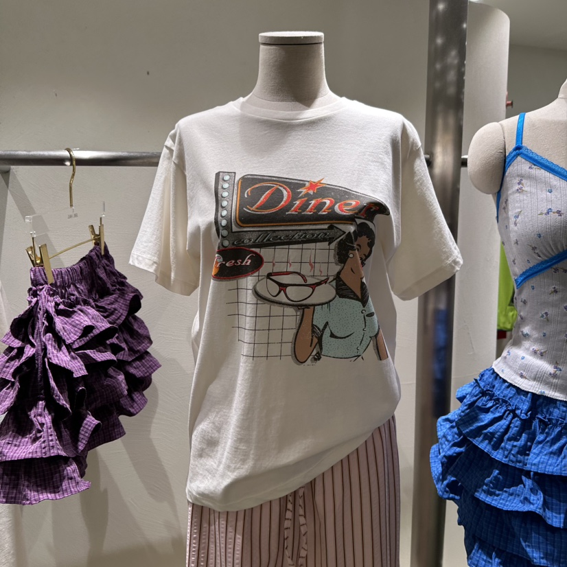 JERRY HALL-P韓國直郵女士新品推薦26春夏休閑職業時尚T恤JERRY HALLT恤圖色1白色