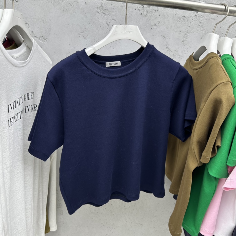 SIXTEEN韓國代購女士新品人氣真品職業熱賣26春夏推薦T恤SIXTEENT恤圖色5