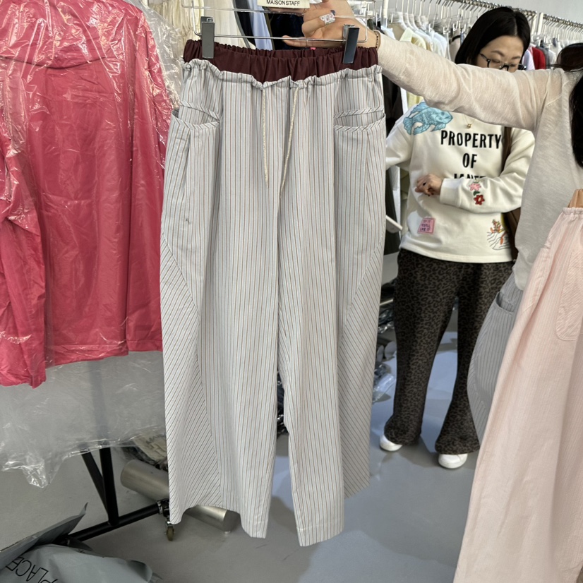 DOUBLE STANDARD/LE SMOKING/MAISONSTAFF韓國直郵女士新品熱賣休閑褲MAISONSTAFF休閑褲圖色2