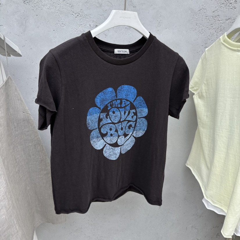 SIXTEEN韓國直郵實拍女士新款26春夏時尚人氣休閑職業T恤SIXTEENT恤圖色3