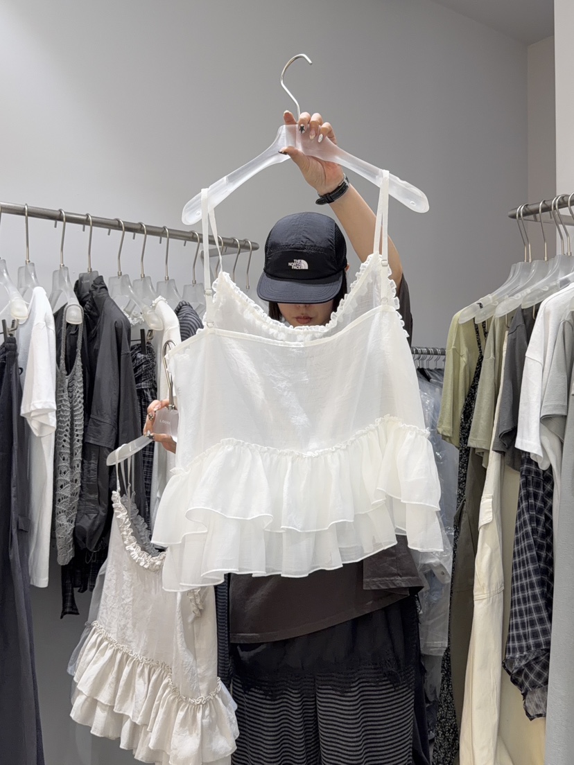 LOOKK/MIMME韓國代購女士新款休閑26春夏人氣時尚吊帶背心LOOKK/MIMME吊帶/背心