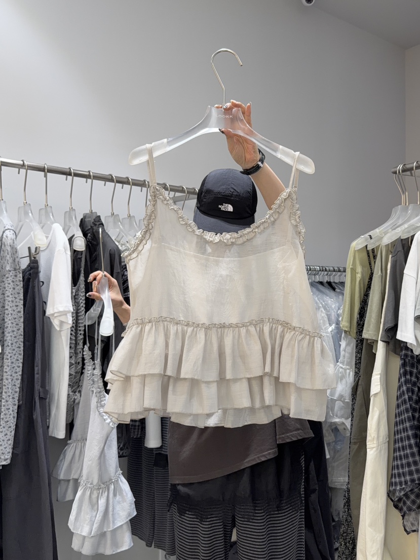 LOOKK/MIMME韓國代購女士新款休閑26春夏人氣時尚吊帶背心LOOKK/MIMME吊帶/背心圖色2