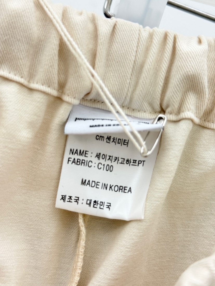 CM韓國代購女裝新款人氣職業時尚推薦26春夏熱賣休閑短褲CM_centimeter短褲