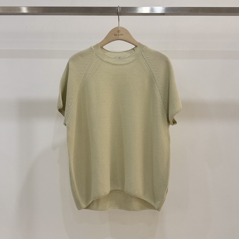 BLANC-A韓國直郵女士新品職業休閑推薦時尚針織衫棉質羅紋BLANC-A針織衫圖色2