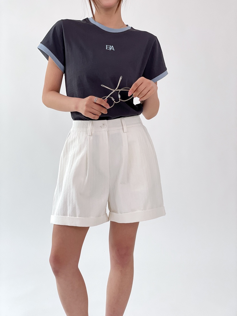 BOUND.A韓國代購女裝新品人氣推薦時尚26春夏熱賣休閑短褲BOUND.A短褲圖色1
