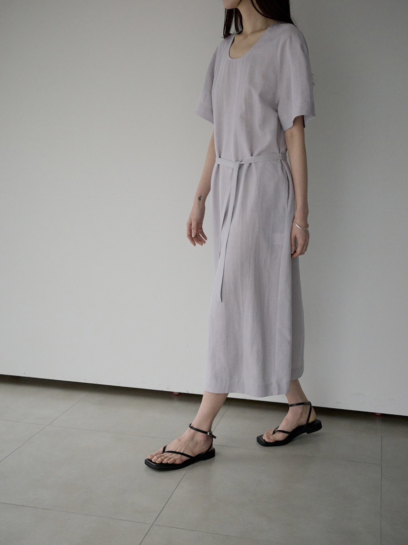 CULLUM韓國東大門直郵女士新品時尚推薦人氣連衣裙含腰帶CULLUM連衣裙