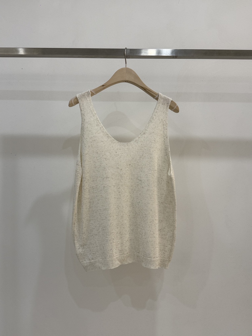 BLANC-A韓國代購女士新品休閑職業推薦26春夏吊帶背心亞麻BLANC-A吊帶/背心