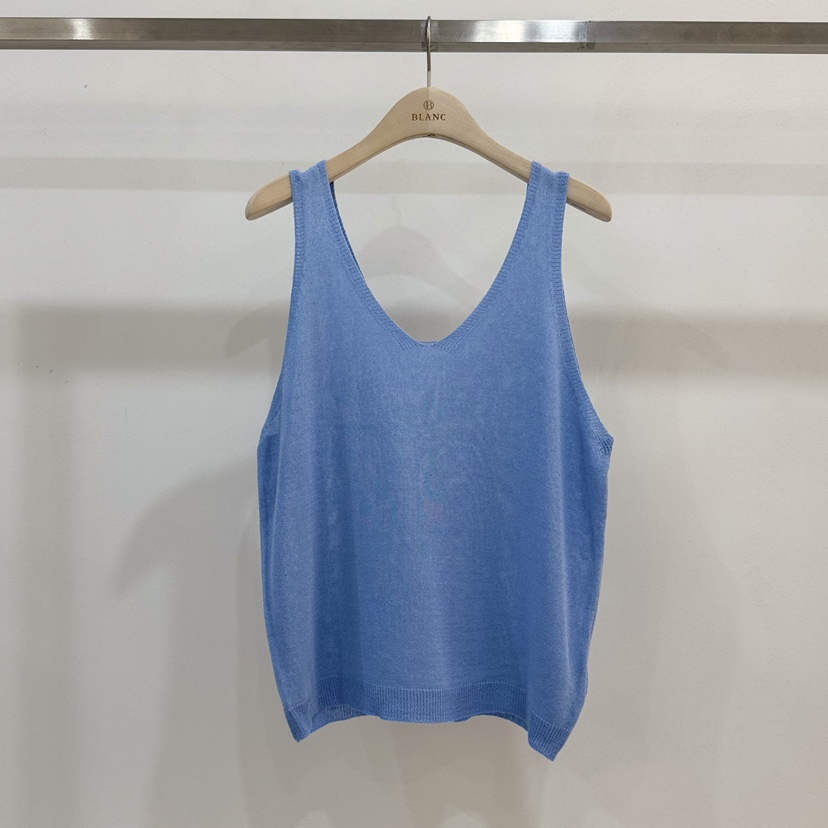 BLANC-A韓國代購女士新品休閑職業推薦26春夏吊帶背心亞麻BLANC-A吊帶/背心圖色2