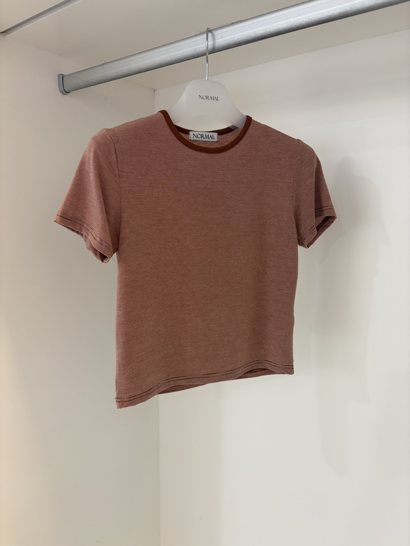 NORMAL韓國直郵女士新品人氣休閑職業26春夏推薦熱賣時尚T恤NORMALT恤圖色2