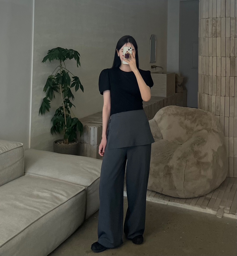 AMUSE SEOUL韓國直郵女裝新款人氣26春夏推薦休閑休閑褲AMUSE SEOUL休閑褲