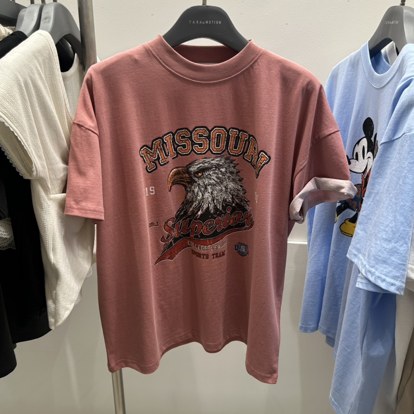 TARABY MOTION韓國直郵女裝新款人氣休閑熱賣26春夏時尚T恤TARABY MOTIONT恤圖色1