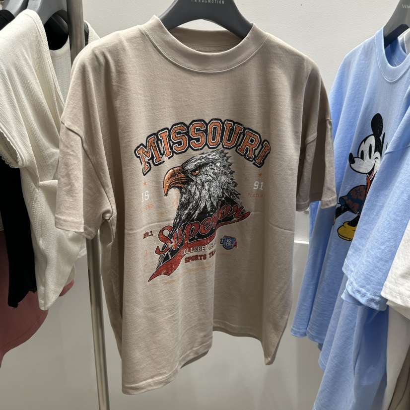 TARABY MOTION韓國直郵女裝新款人氣休閑熱賣26春夏時尚T恤TARABY MOTIONT恤圖色4