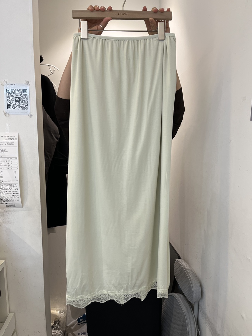 OUVIR韓國直郵女裝新款時尚26春夏熱賣職業休閑推薦長裙蕾絲O.V.R/OUVIR長裙圖色2