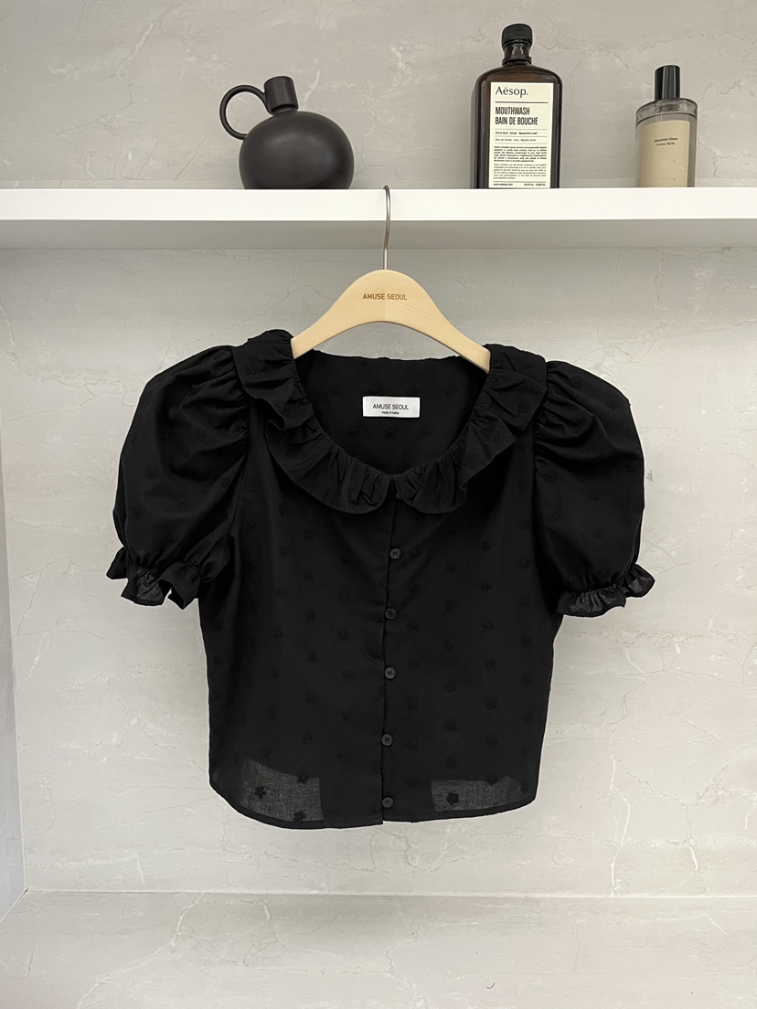 AMUSE SEOUL韓國東大門代購女裝新品26春夏時尚襯衫蕾絲衫AMUSE SEOUL襯衫/蕾絲衫圖色2