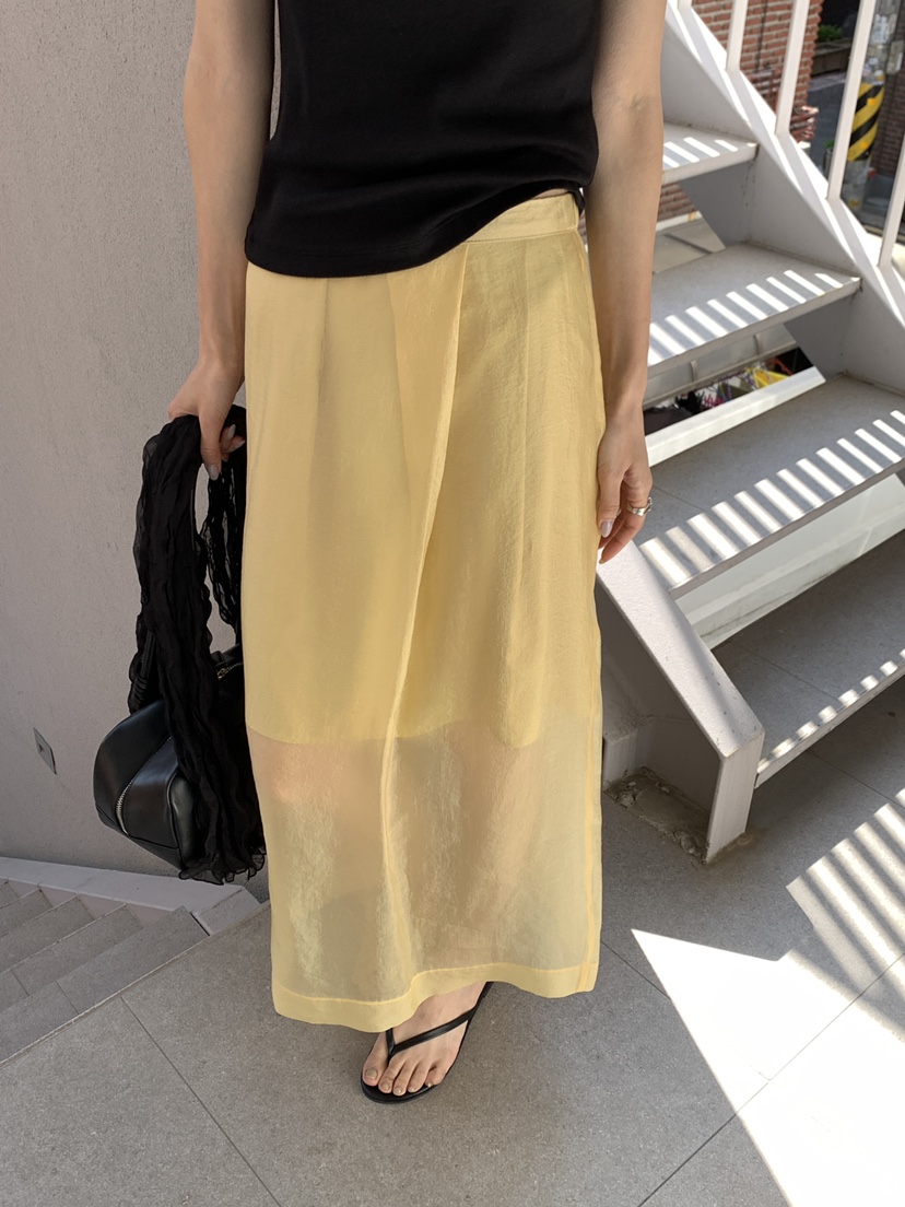 B_GARDER韓國代購女裝新款推薦人氣職業熱賣26春夏時尚長裙B.GARDER長裙圖色1