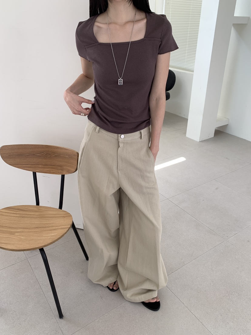 B_GARDER韓國東大門直郵女裝新品26春夏職業推薦休閑休閑褲B.GARDER休閑褲