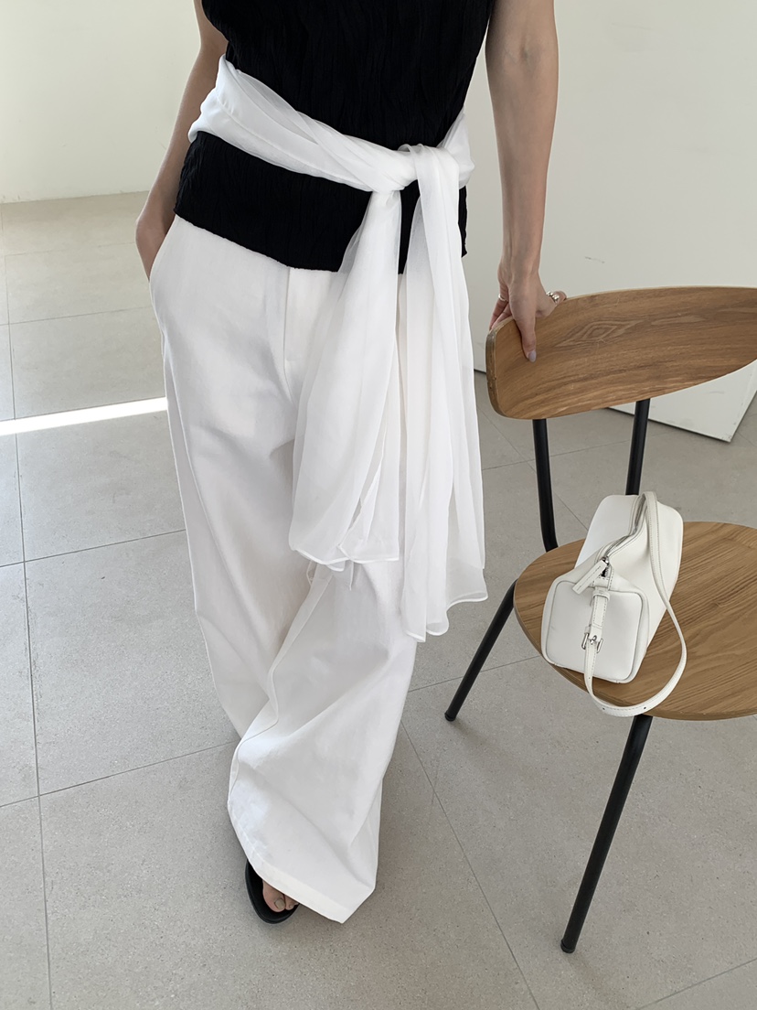 B_GARDER韓國東大門直郵女裝新品26春夏職業推薦休閑休閑褲B.GARDER休閑褲圖色1