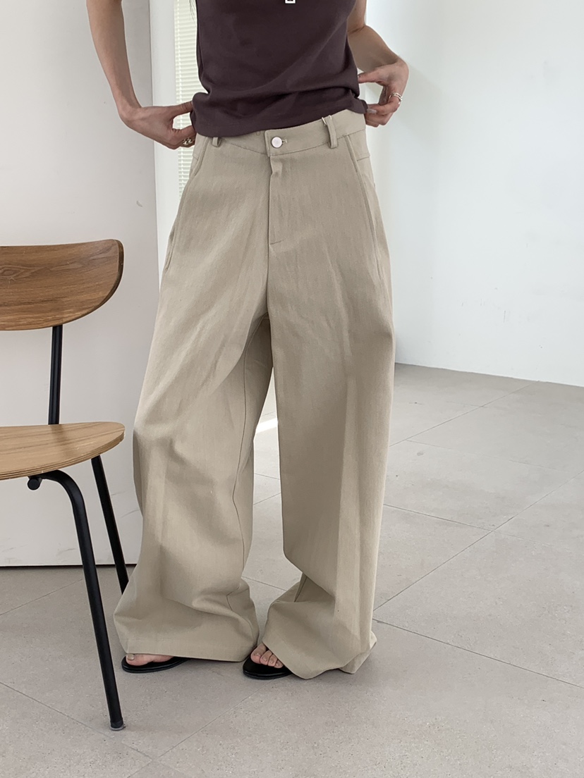 B_GARDER韓國東大門直郵女裝新品26春夏職業推薦休閑休閑褲B.GARDER休閑褲圖色2