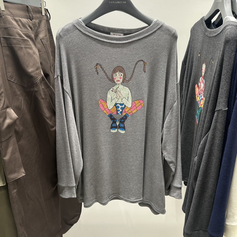 TARABY MOTION韓國直郵實拍女裝新品職業26春夏熱賣長袖T恤TARABY MOTION長袖T恤圖色1