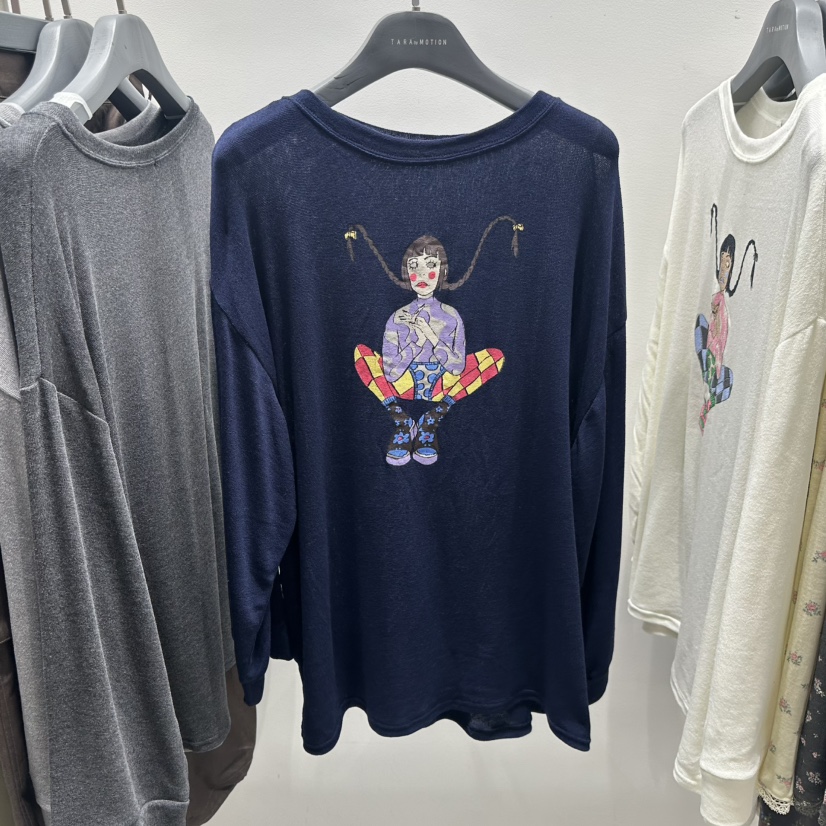 TARABY MOTION韓國直郵實拍女裝新品職業26春夏熱賣長袖T恤TARABY MOTION長袖T恤圖色3