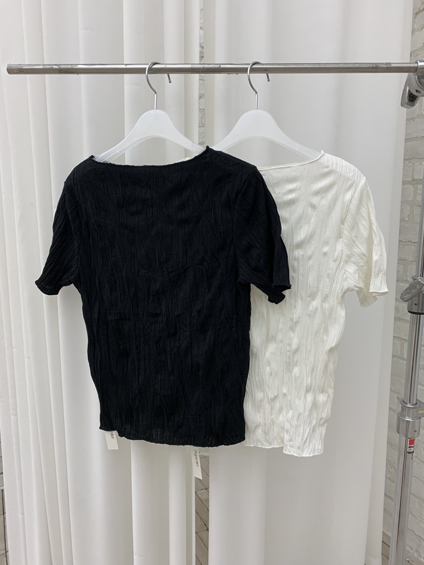 B_GARDER韓國直郵女士新款人氣休閑熱賣襯衫蕾絲衫褶裥羅紋B.GARDER襯衫/蕾絲衫