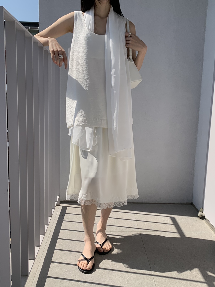 B_GARDER韓國代購女士新款職業26春夏休閑半身裙中短裙蕾絲B.GARDER半身裙/中短裙