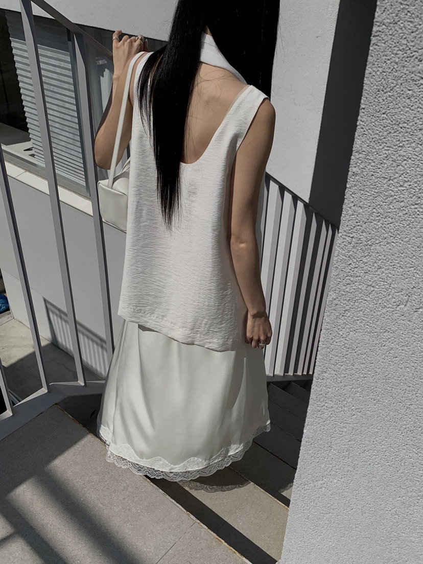 B_GARDER韓國代購女士新款職業26春夏休閑半身裙中短裙蕾絲B.GARDER半身裙/中短裙