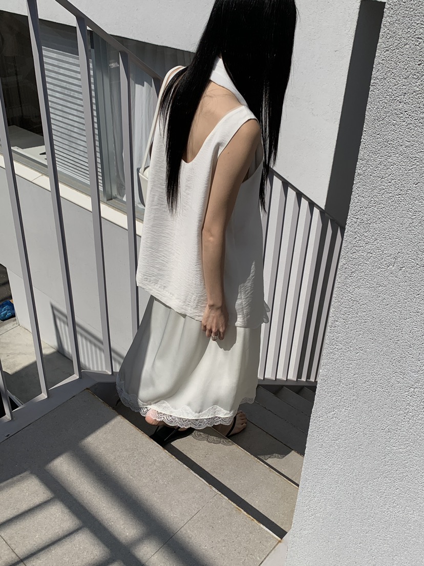 B_GARDER韓國代購女士新款職業26春夏休閑半身裙中短裙蕾絲B.GARDER半身裙/中短裙