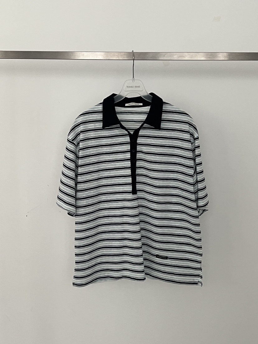 WEARABLE-L韓國直郵女士新款人氣推薦職業時尚襯衫蕾絲衫WEARABLE襯衫/蕾絲衫圖色1藏藍