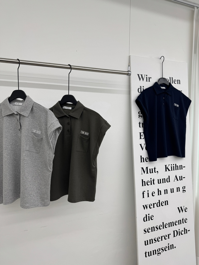 RED-A韓國直郵實拍女裝新品職業休閑人氣26春夏熱賣推薦T恤RED-AT恤