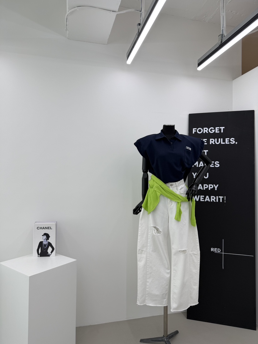 RED-A韓國直郵實拍女裝新品職業休閑人氣26春夏熱賣推薦T恤RED-AT恤