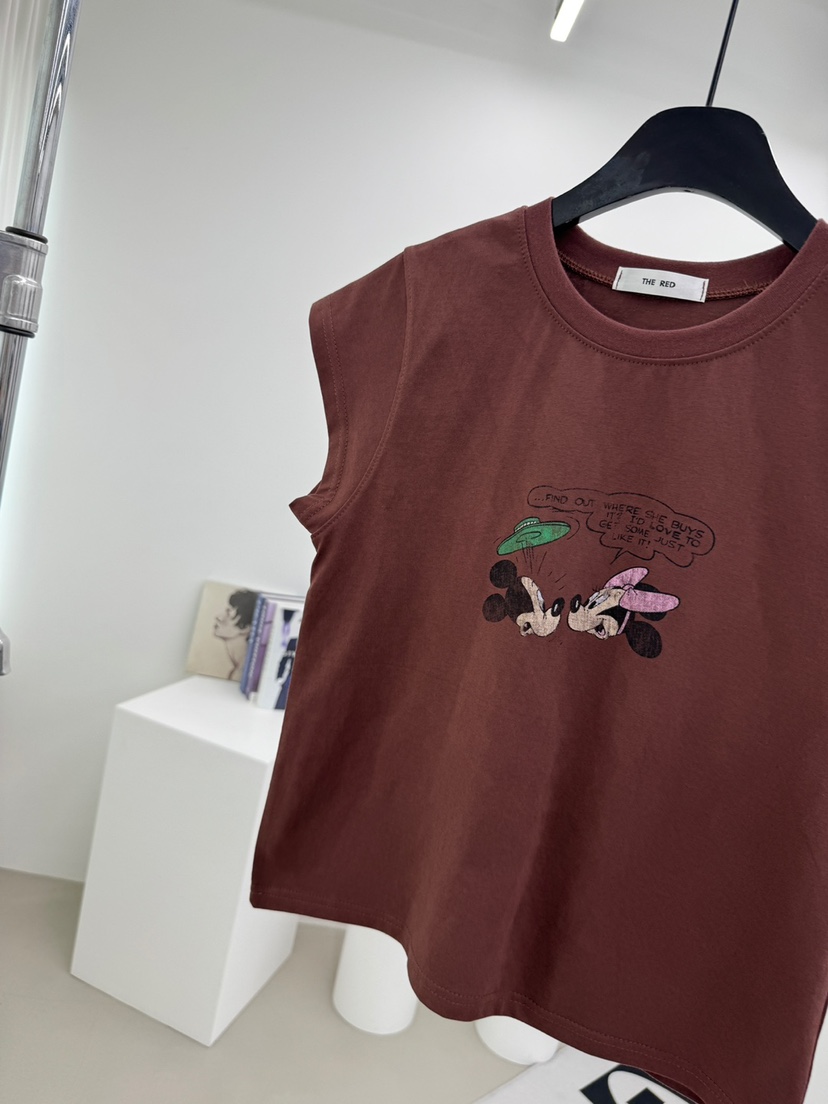 RED-A韓國代購女士新品熱賣26春夏職業推薦休閑時尚人氣T恤RED-AT恤圖色3