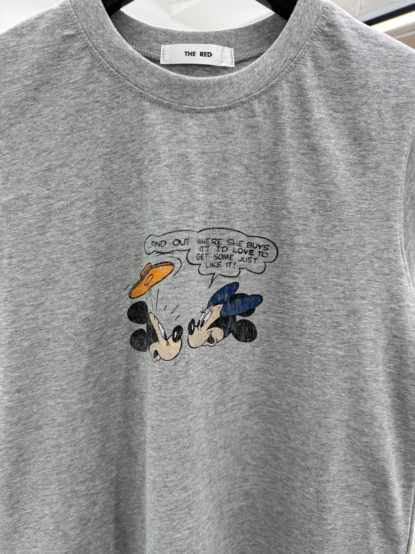 RED-A韓國代購女士新品熱賣26春夏職業推薦休閑時尚人氣T恤RED-AT恤圖色5