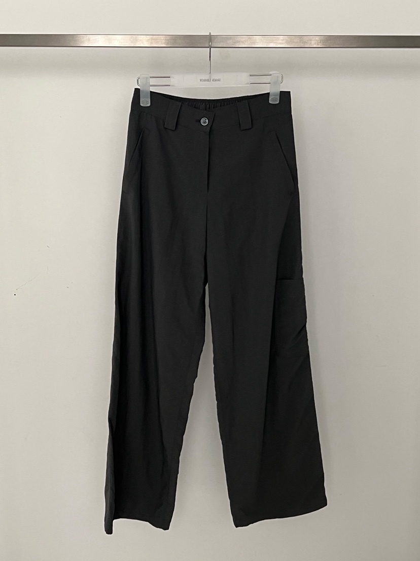 WEARABLE-L韓國直郵女裝新款職業推薦休閑人氣26春夏休閑褲WEARABLE休閑褲圖色2墨