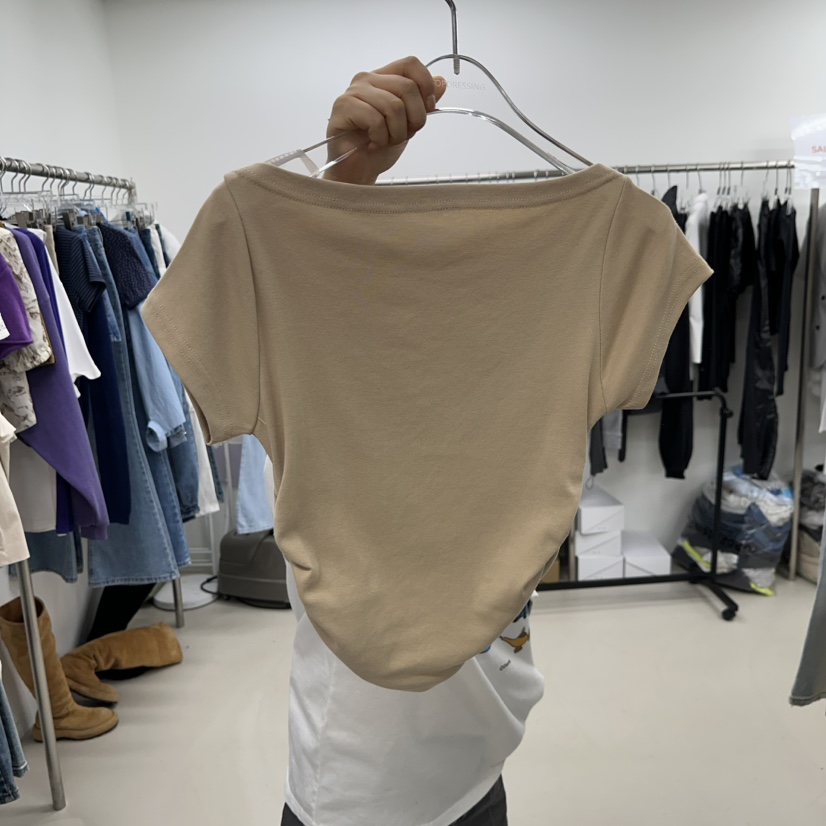 TOPDRESSING韓國直郵實拍女裝新品休閑人氣時尚推薦26春夏T恤TOPDRESSINGT恤圖色2