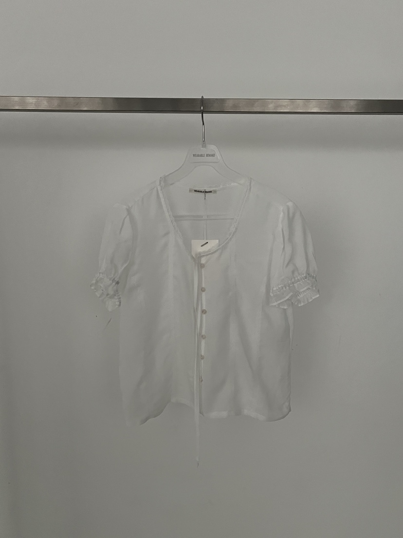 WEARABLE-L韓國東大門代購女裝新款休閑人氣26春夏襯衫蕾絲衫WEARABLE襯衫/蕾絲衫圖色1