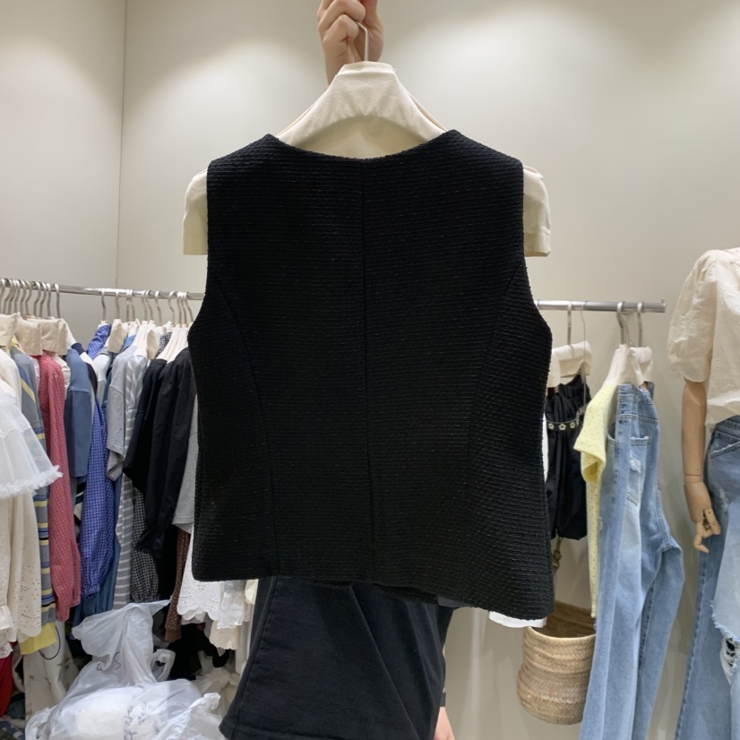 BY FLOW東大門代購女裝新款人氣職業時尚熱賣推薦26春夏馬甲BY FLOW馬甲