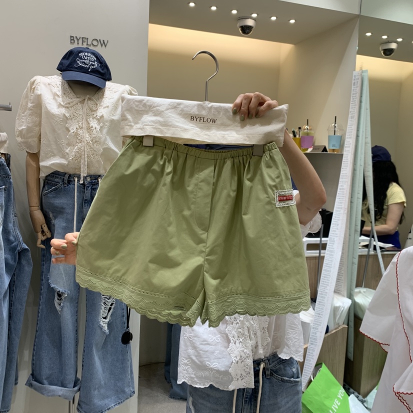 BY FLOW韓國直郵女士新款26春夏職業熱賣休閑真品時尚短褲BY FLOW短褲圖色2