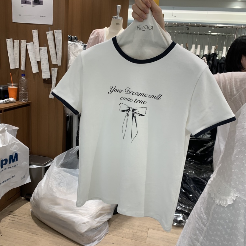 OGI東大門代購女裝新品推薦26春夏休閑熱賣真品職業人氣T恤FLat OGIT恤圖色2