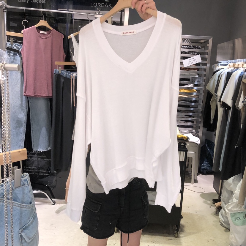 BANY ANCO韓國直郵女裝新品職業26春夏時尚熱賣休閑衛衣BANY ANCO衛衣圖色1