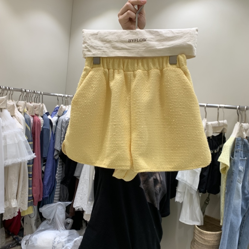 BY FLOW東大門代購女士新品真品26春夏人氣休閑時尚短褲BY FLOW短褲圖色1