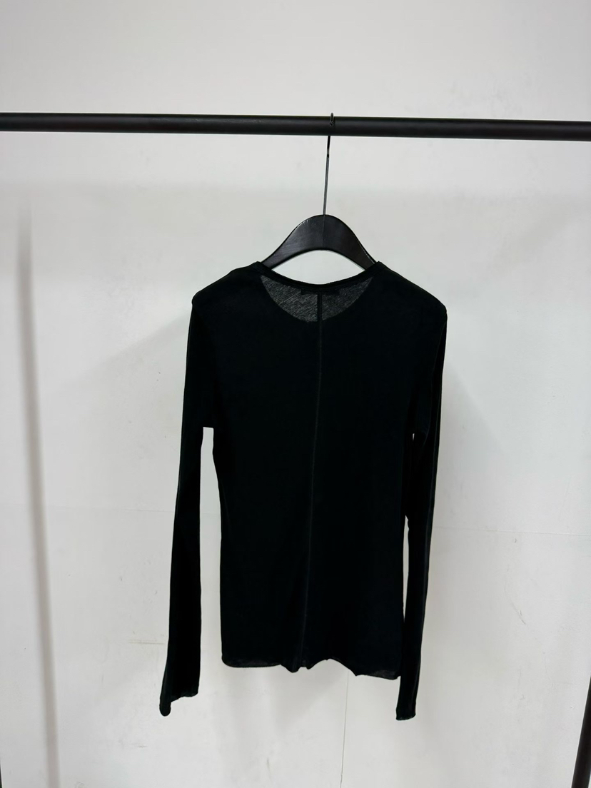 TUG東大門直郵女士新款26春夏熱賣休閑職業長袖T恤亞麻紐扣TUG長袖T恤