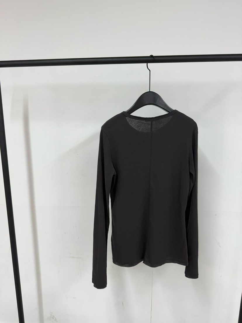 TUG東大門直郵女士新款26春夏熱賣休閑職業長袖T恤亞麻紐扣TUG長袖T恤