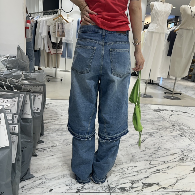 CONNAUGHT/DAILYJUD東大門實拍女裝新款休閑熱賣職業牛仔褲CONNAUGHT/DAILYJUD牛仔褲